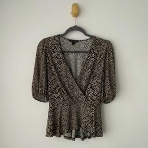 Banana Republic Print Blouse